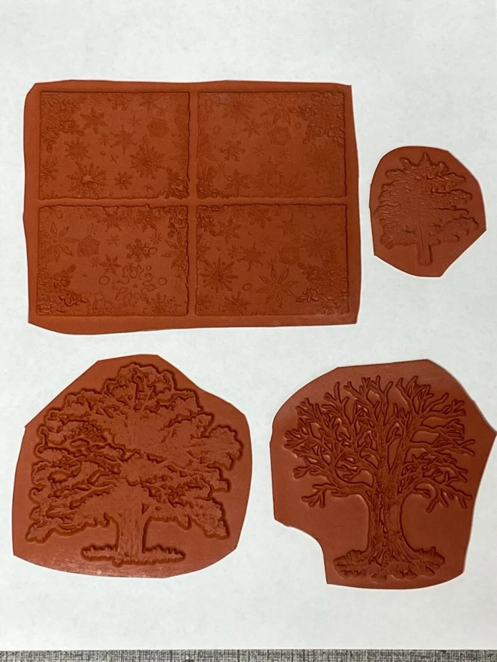 NEW HEARTFELT CREATIONS Rubber Cling Stamps Mixed Theme NEW OLD STOCK 10pc Lot
